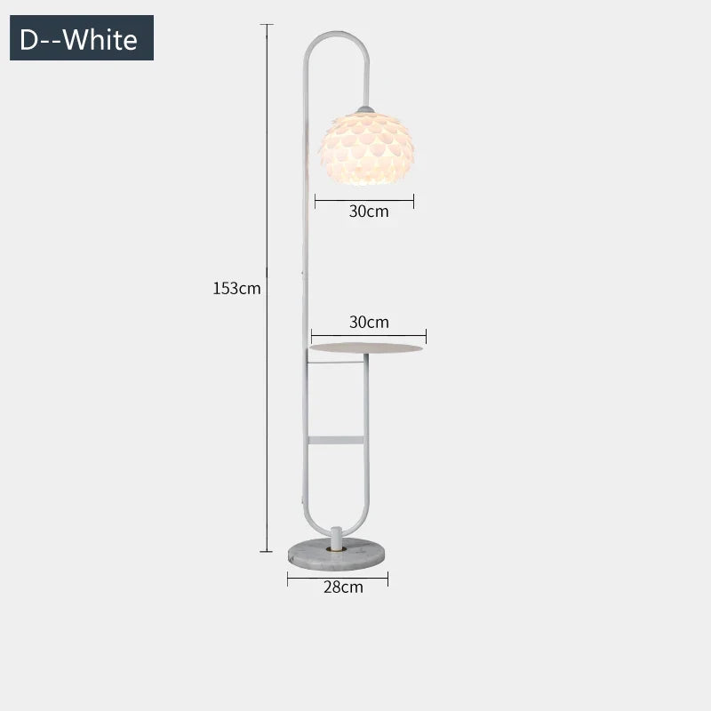 lampadaire en acrylique design pour un éclairage moderne intérieur