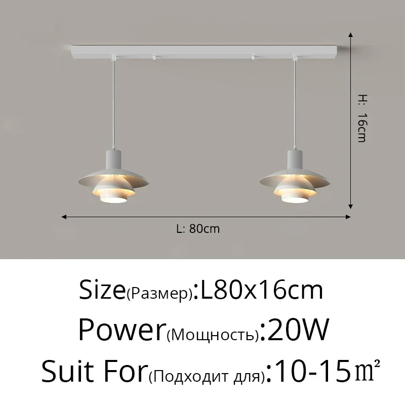 suspension moderne créative pour un éclairage intérieur élégant