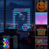 guirlande lumineuse intelligente 400 led bluetooth musique décorative