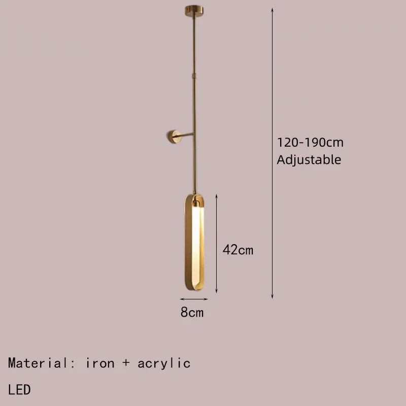 applique murale led créative hauteur réglable