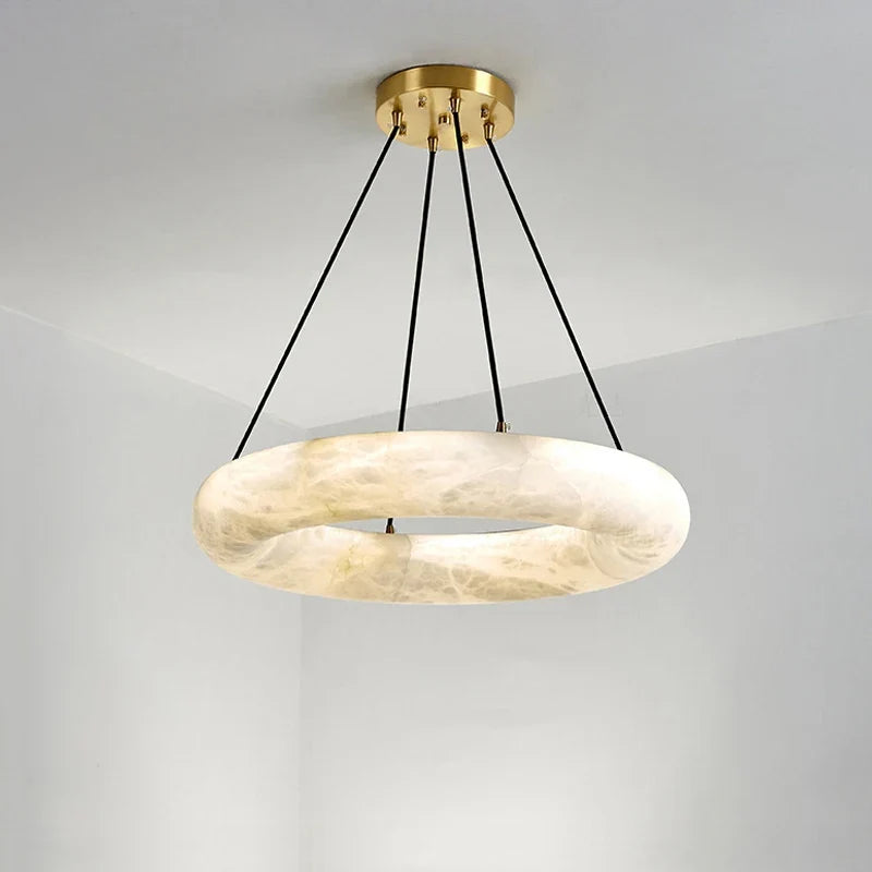 lustre en marbre naturel espagnol pour hôtel luxueux