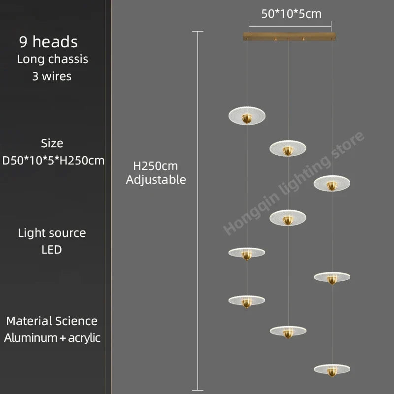 lustre moderne design pour éclairage intérieur contemporain