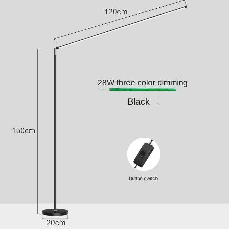lampadaire led minimaliste super lumineux pour lecture