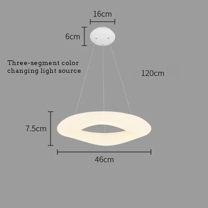 lustre moderne nordique nuage led décoration suspendue