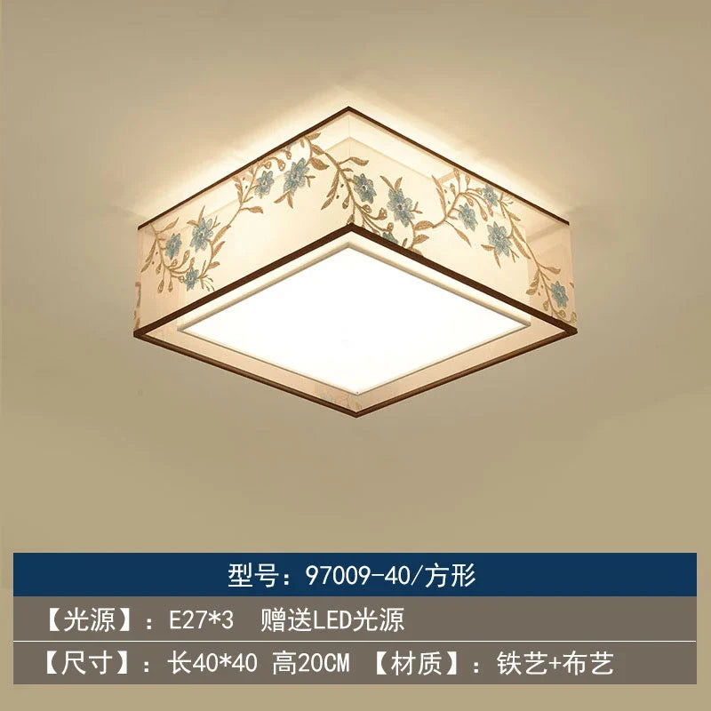 lustre chinois rétro pour un éclairage élégant et chaleureux