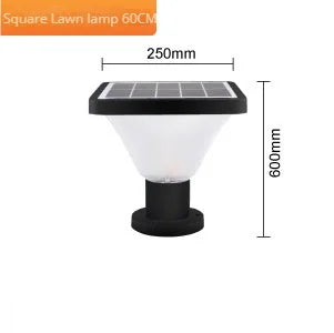 lampe solaire extérieure étanche pour jardin en aluminium