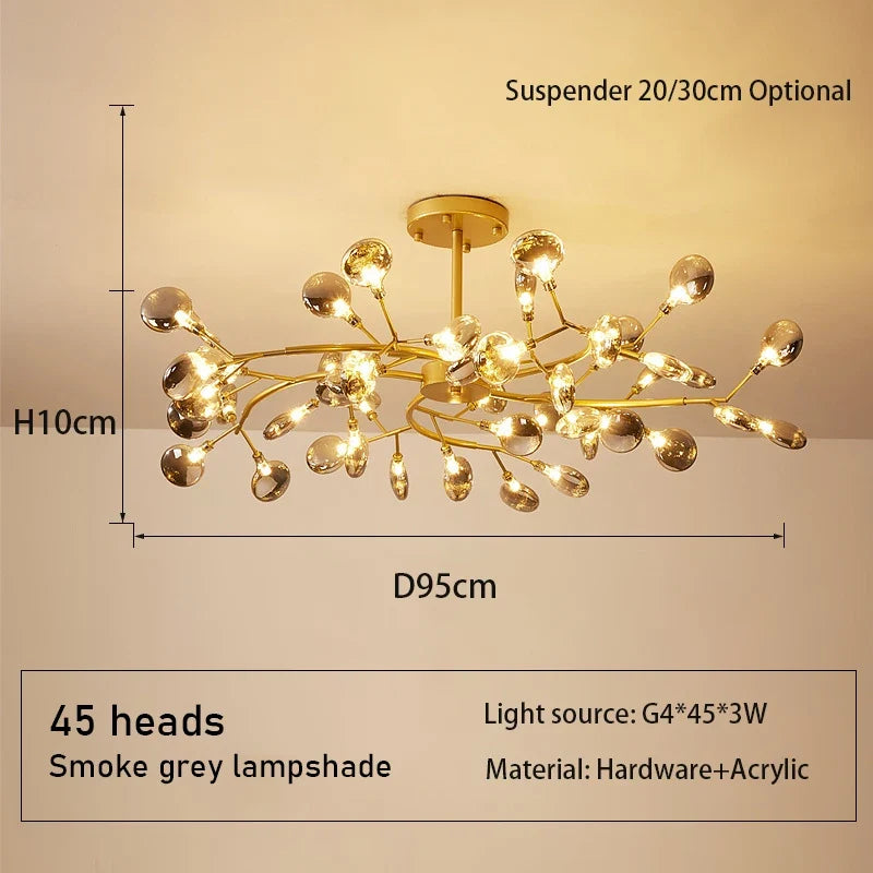 lustre moderne simple design créatif pour décoration intérieure