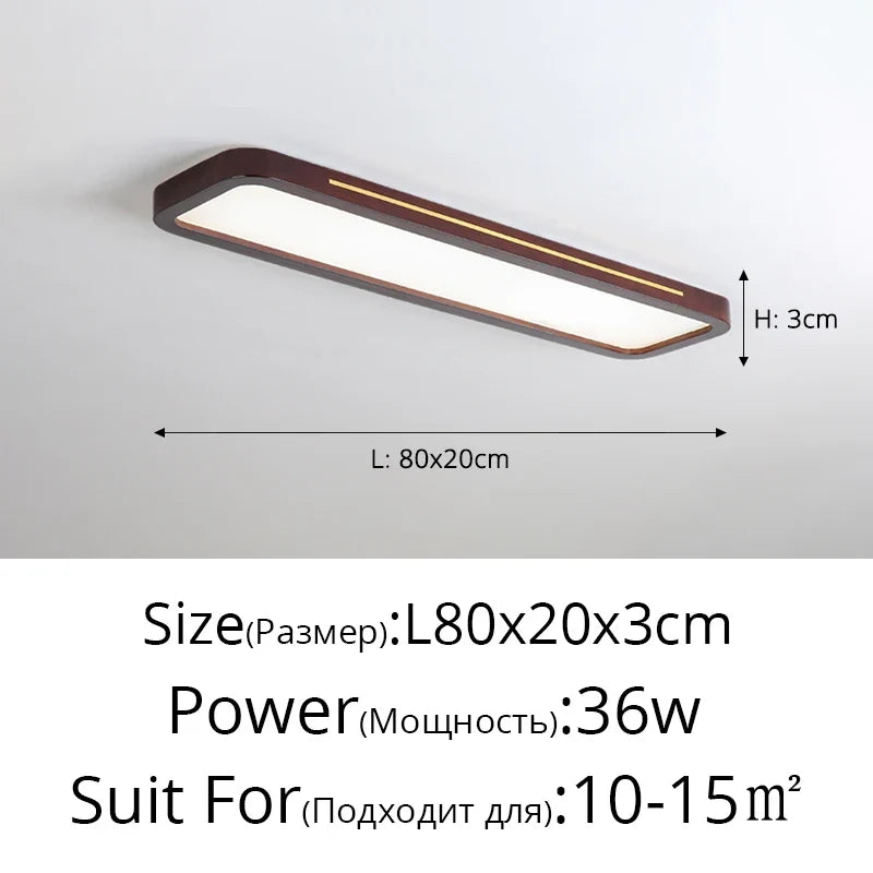 plafonnier led ultra-mince style nordique pour divers usages