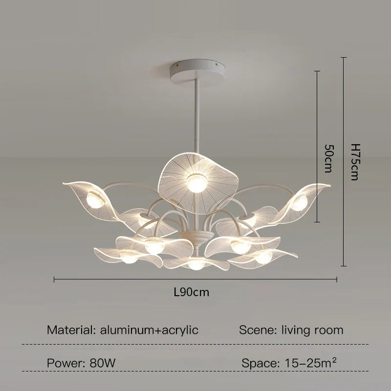 Lustre de salon moderne blanc décor à la maison Led lampe suspendue de plafond pour hall chambre Loft salle à manger cuisine luminaires