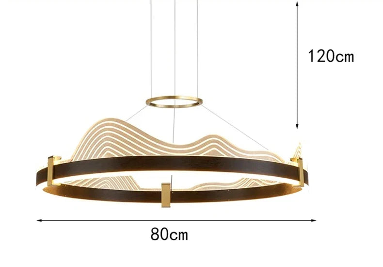suspension moderne pour éclairage intérieur design élégant