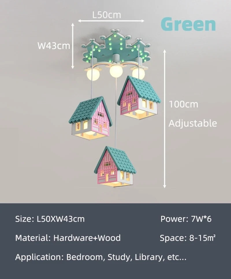 lustre pour chambre d'enfant décorations de noël suspendues