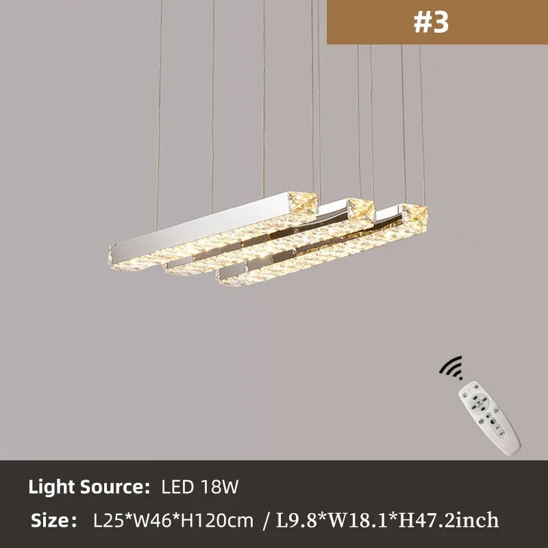 Modern Luxury Creative Led Crystal Chandelier Dining Room, Living Room, Kitchen Table, Meeting Room, Bedroom Lighting Chandelier