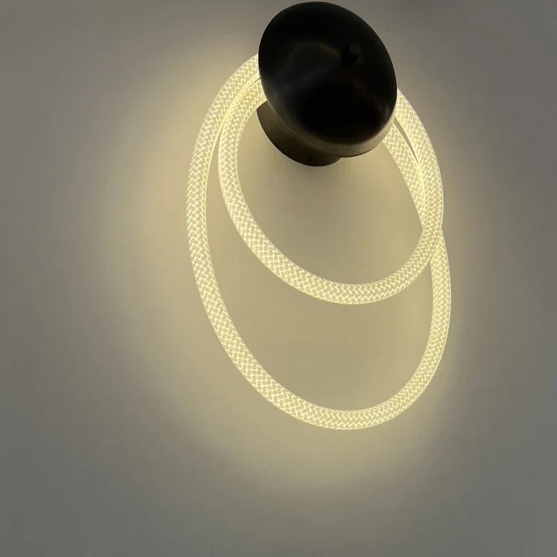 applique murale minimaliste en silicone au design luxueux