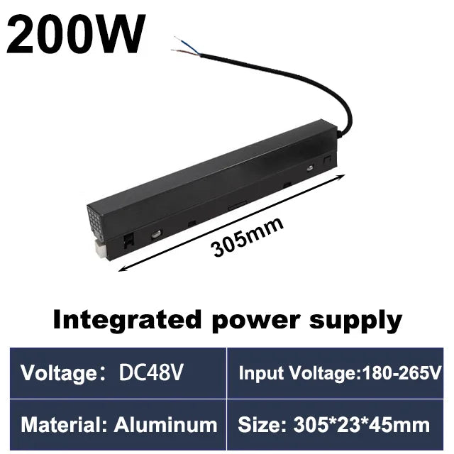 rail d éclairage magnétique moderne pour intérieur en aluminium