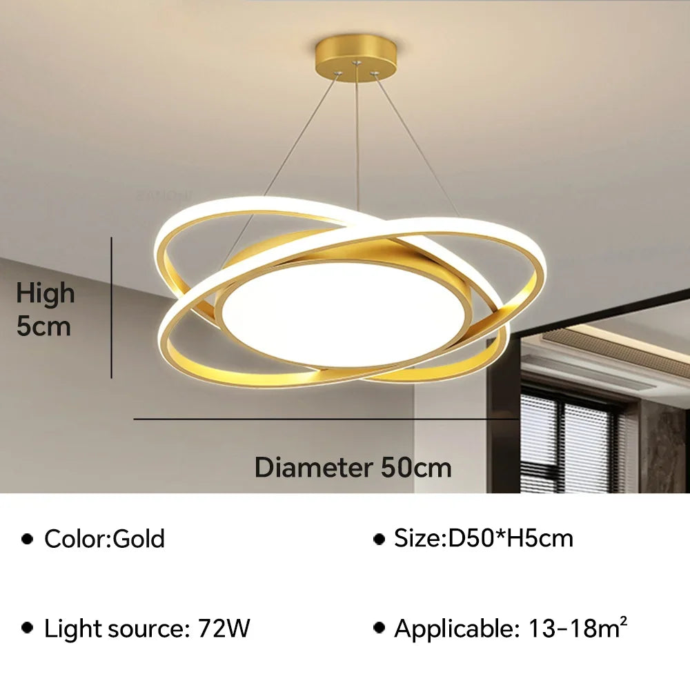 plafonnier led suspendu design moderne pour intérieur décoratif
