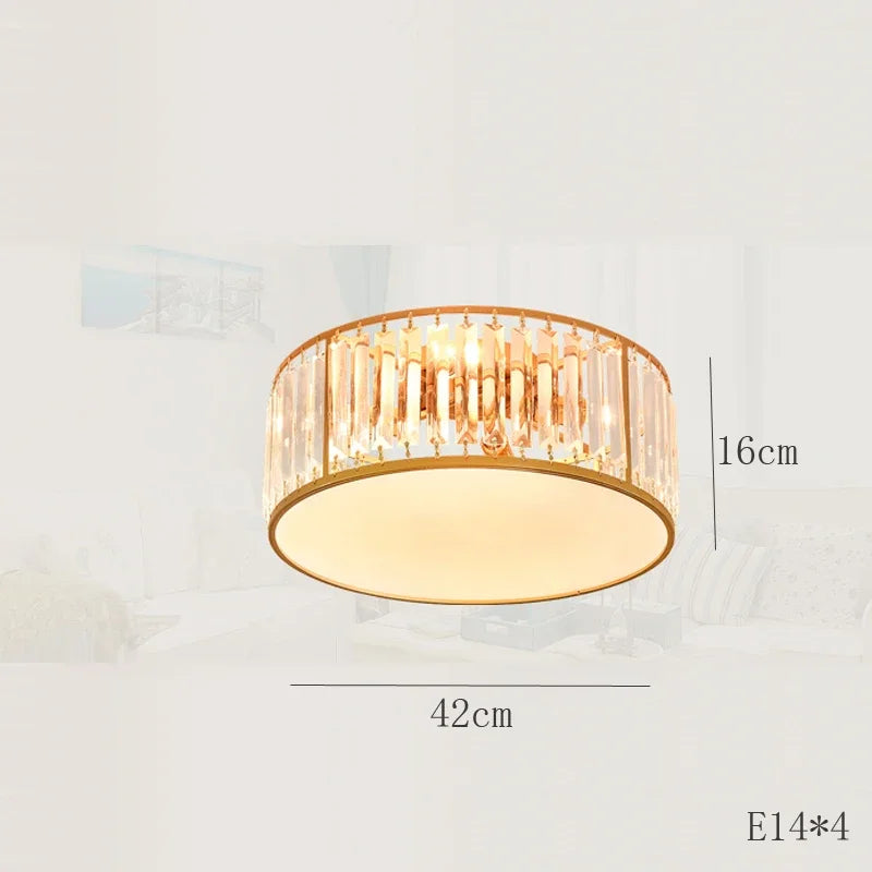 plafonnier led en cristal décoration intérieure moderne pour votre espace