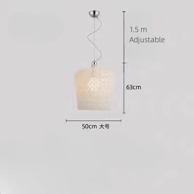 lustre suspendu à led en acrylique design nordique pour éclairage intérieur