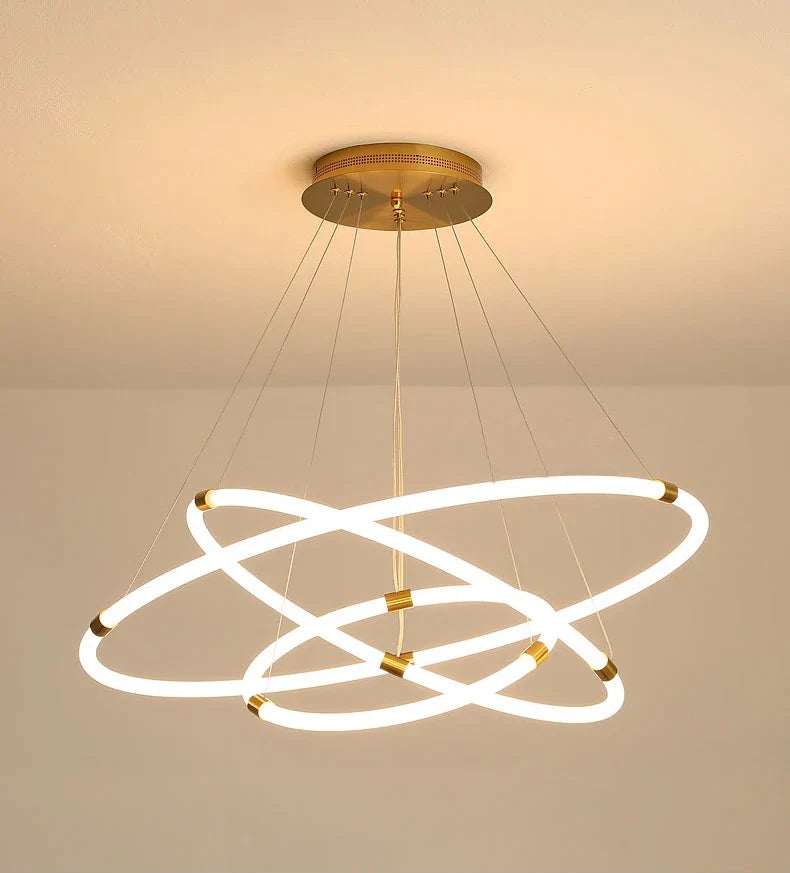 lustre moderne lumineux pour cuisine et salle à manger