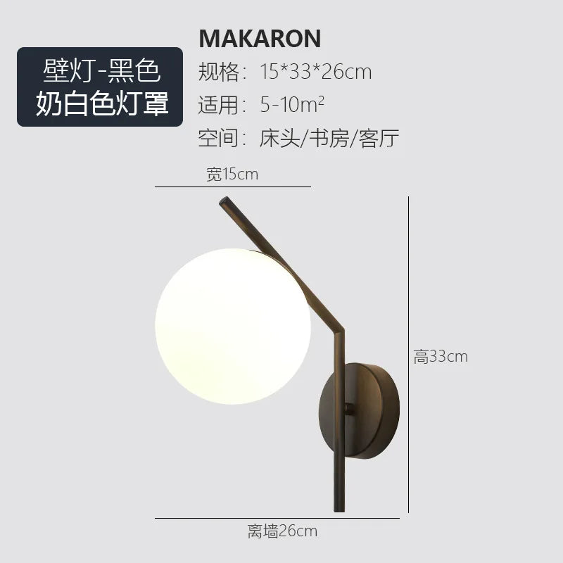 European style living room, bedroom, bedside wall lamp, study room, staircase, hallway, LED lamp, modern hotel, hotel wall lamp