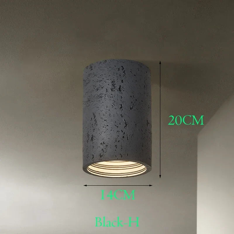 plafonnier led wabi-sabi style nordique pour décoration intérieure