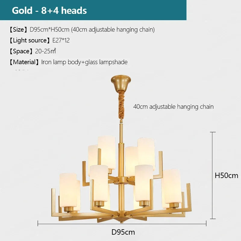 lustre style chinois rétro led design luxe suspension luminaire