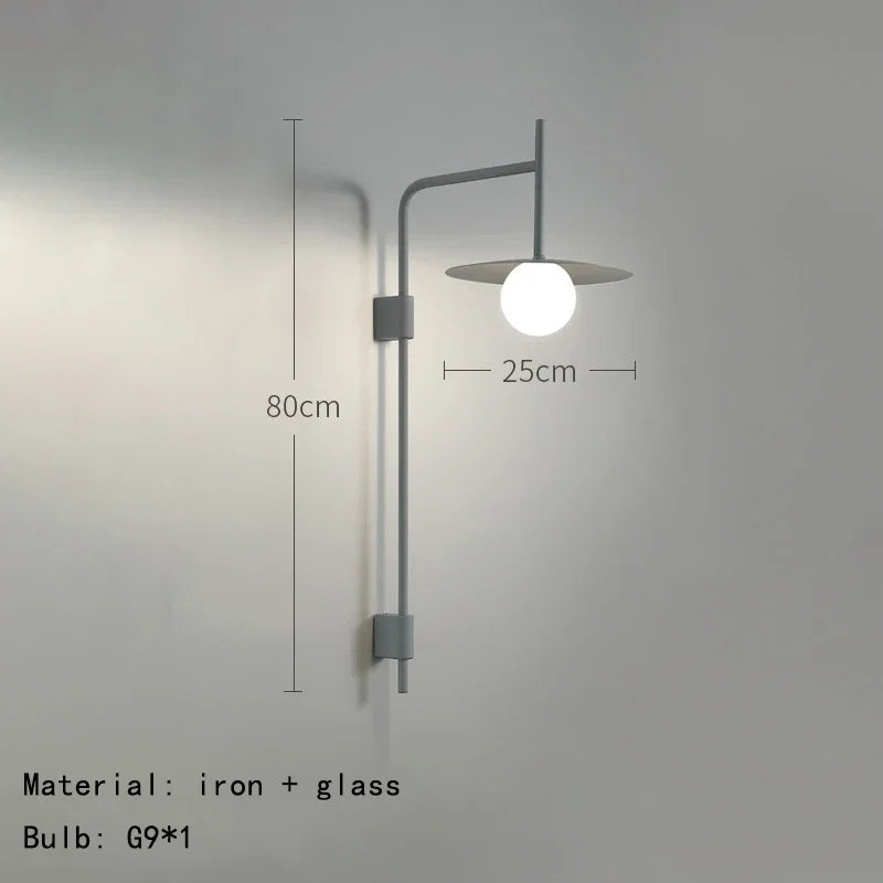 Nordic Modern LED Wall Mounted Lamp Sconce Light for Bedroom Living Room