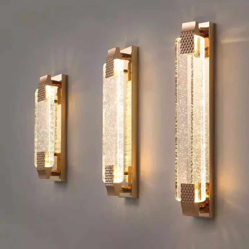 applique murale en cristal moderne pour éclairage intérieur décoratif