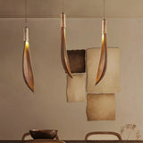 lustre japonais wabi-sabi art rétro feuille naturelle pour boutiques et restaurants