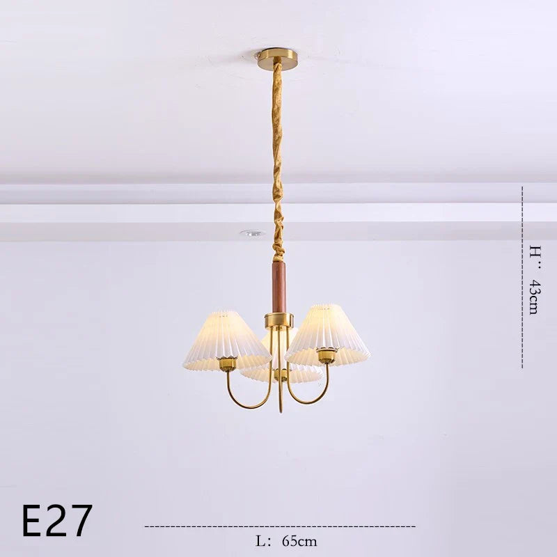 lustre en bois pour décoration luminaire suspendu