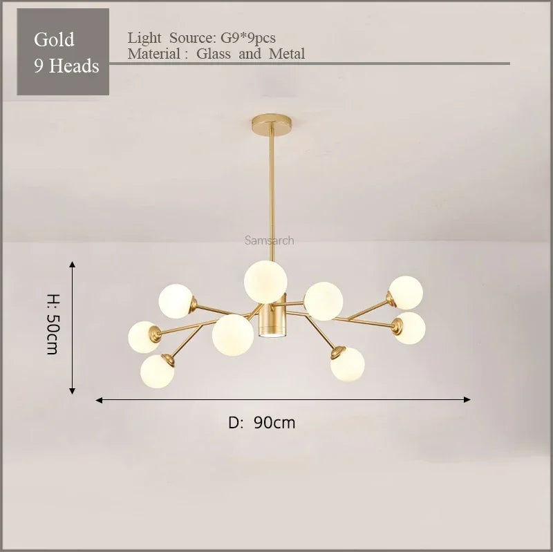 lustre led design élégant pour éclairage intérieur moderne