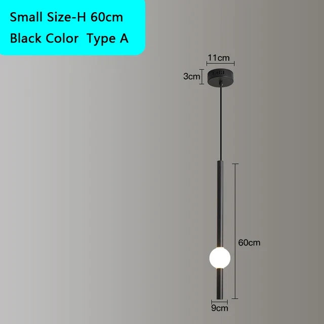 suspension led moderne pour éclairage intérieur créatif