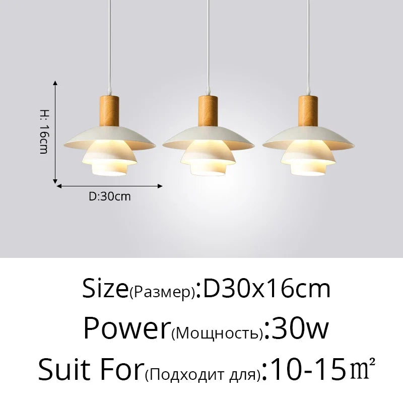 lustre nordique wabi-sabi design classique danois ph3/4 pour restaurant et bar