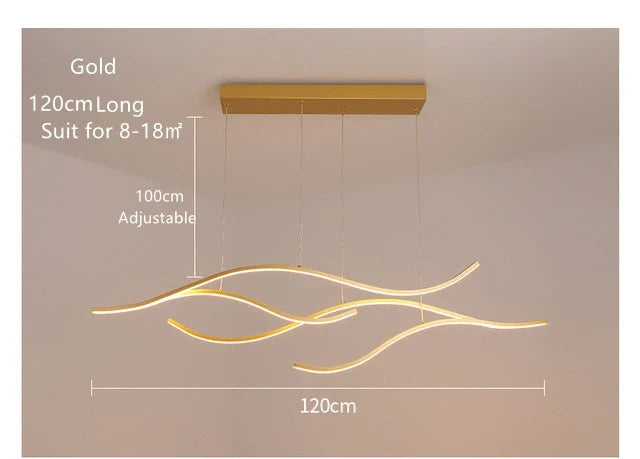 Nordic minimalist LED restaurant pendant lights, bar counter, kitchen pendant lights, living room home decoration hanging lights