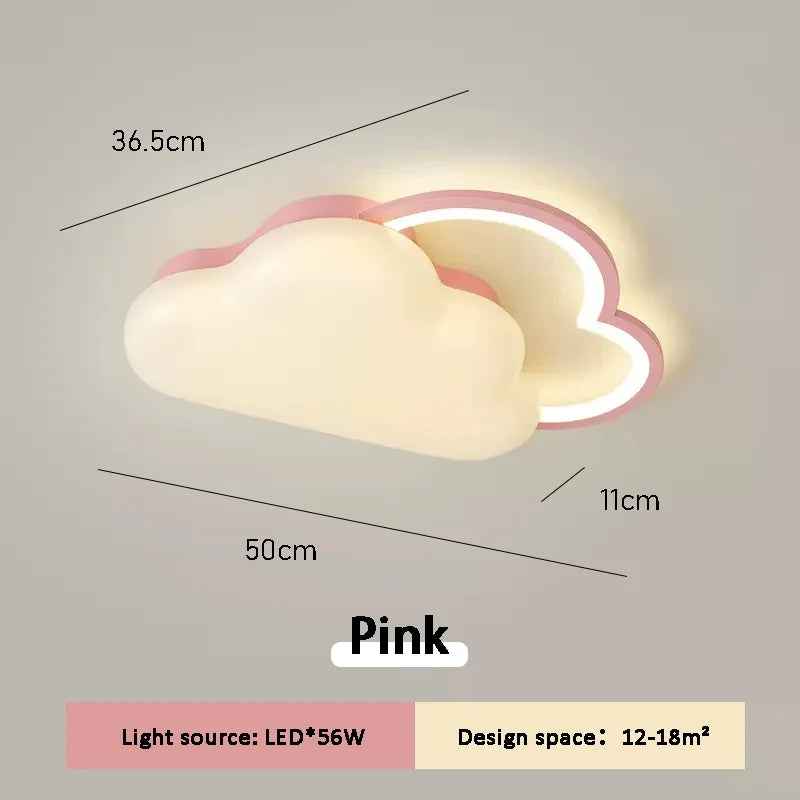 plafonnier nuage arc-en-ciel pour chambre enfant romantique et douce