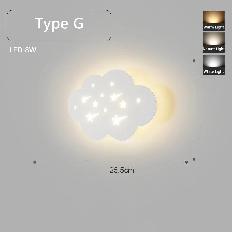 applique murale led minimaliste montée en surface
