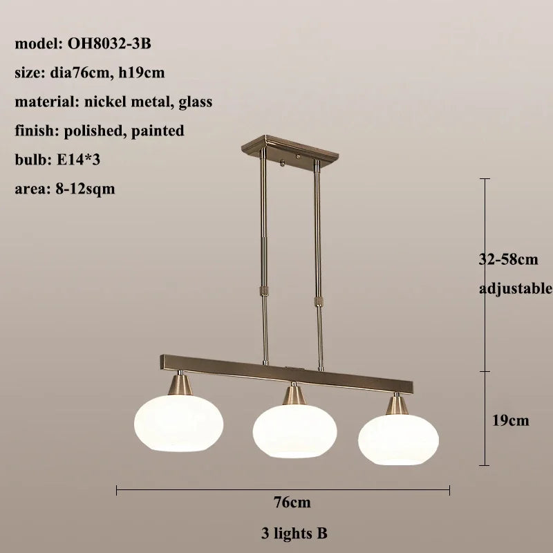 lustre moderne en métal avec éclairage led décoratif