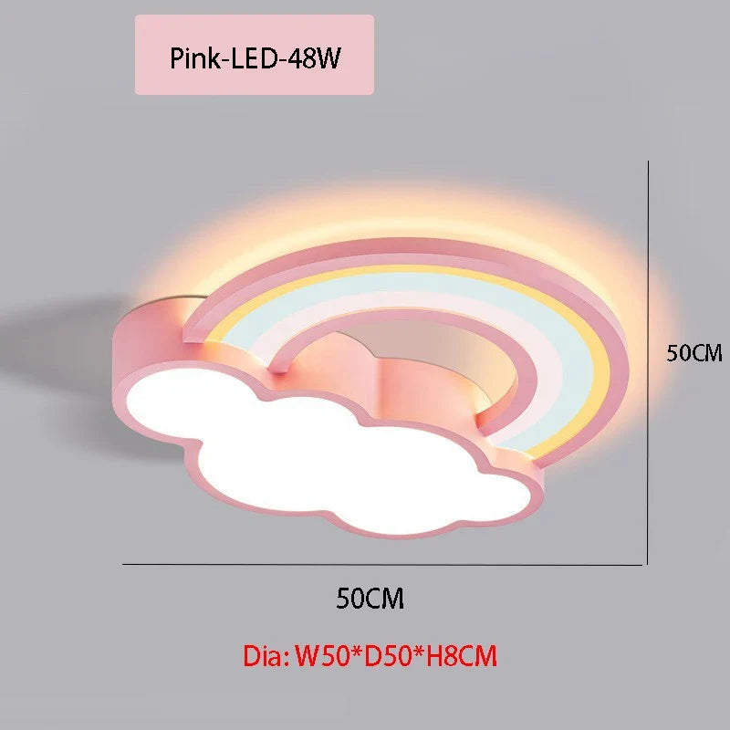 plafonnier led nuage lumière moderne pour chambre enfant