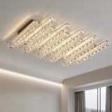 Plafonnier moderne de luxe en cristal