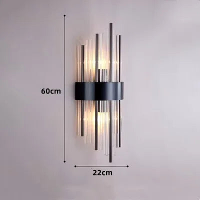 applique murale en cristal design pour éclairage moderne de la maison