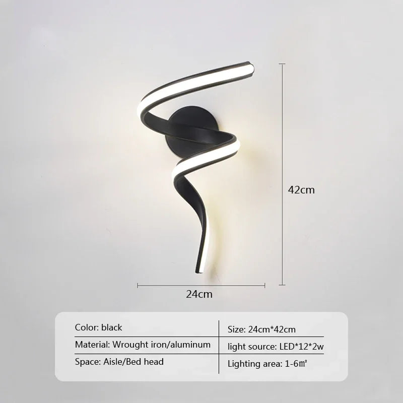 applique murale led moderne pour décoration intérieure élégante
