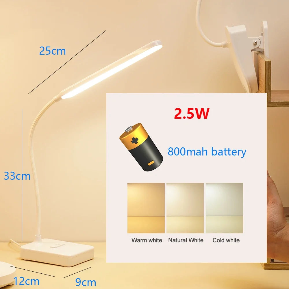 lampe de bureau led tactile usb avec protection des yeux