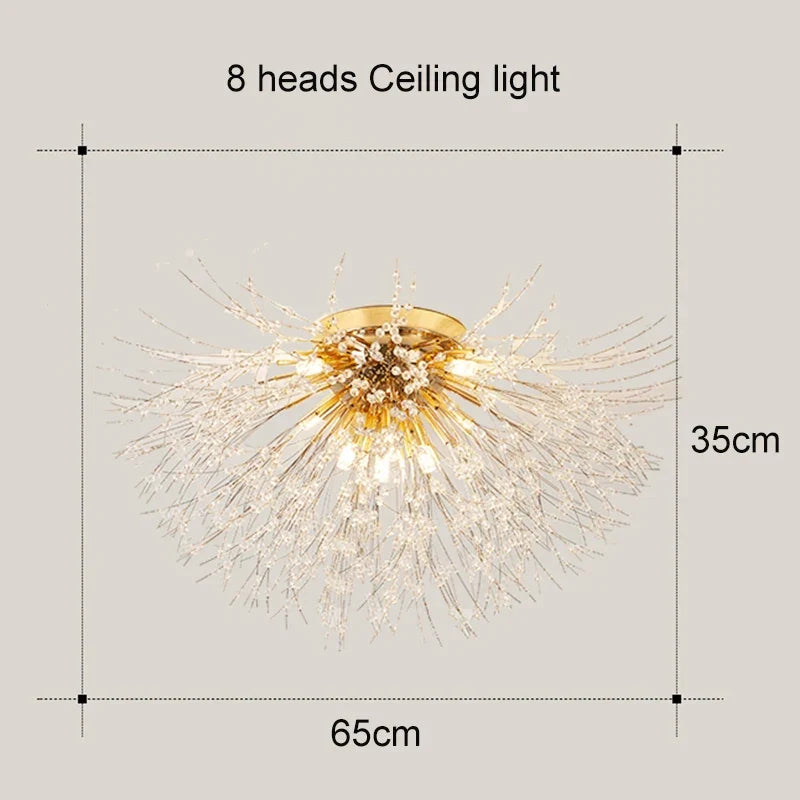 lustre à led moderne style nordique pour décoration intérieure