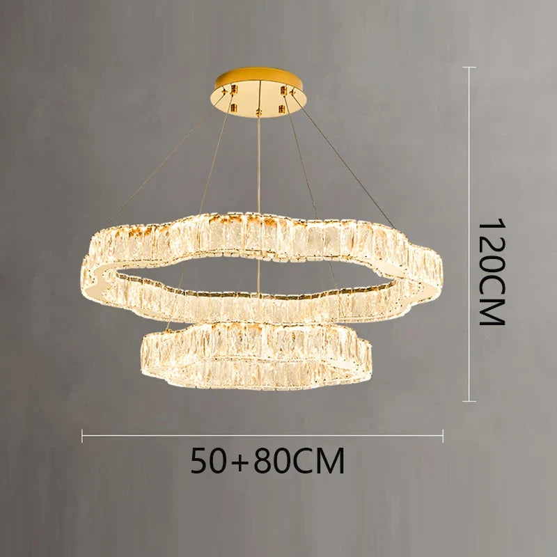 home decorationPendant lights, luxury crystal living room chandelier, bedroom Pendant lamp, ceiling light, indoor lighting