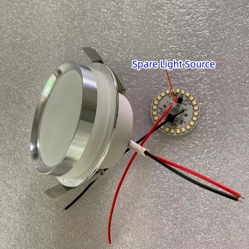 spot led encastrable en cristal pour éclairage intérieur