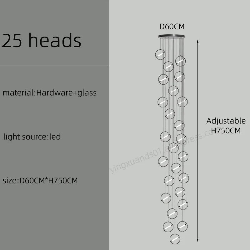 lustre à led moderne pour un éclairage nordique élégant