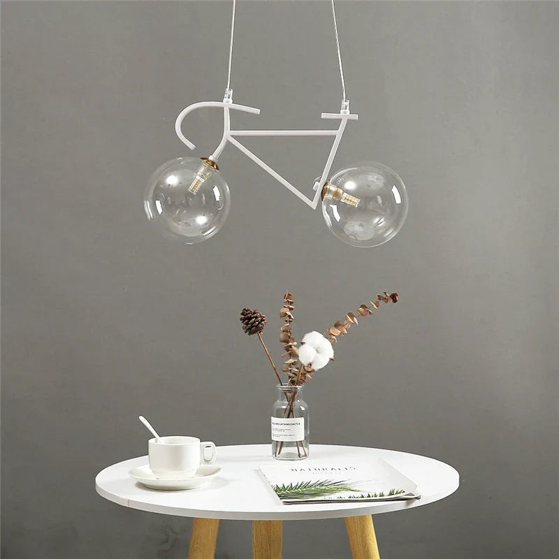 suspension modernes led en fer pour vélo créatives