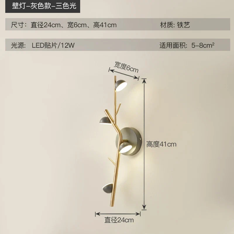 applique murale led moderne et créative pour intérieur décoratif