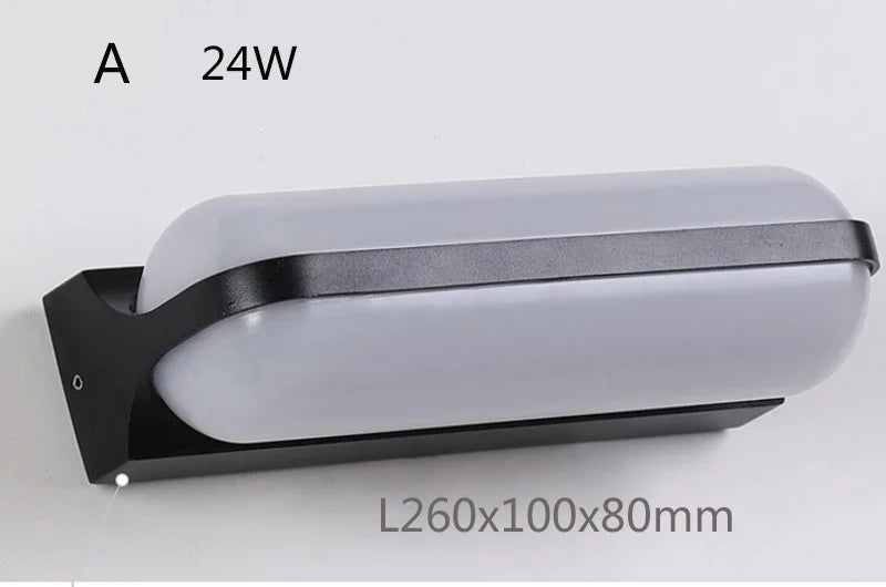 12W 24W courtyard wall light indoor and outdoor wall sconce lamp beautiful design fantastic garden lawn led lighting