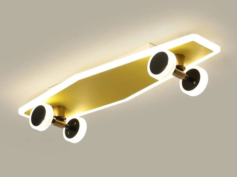 Plafonniers créatifs en forme de Skateboard