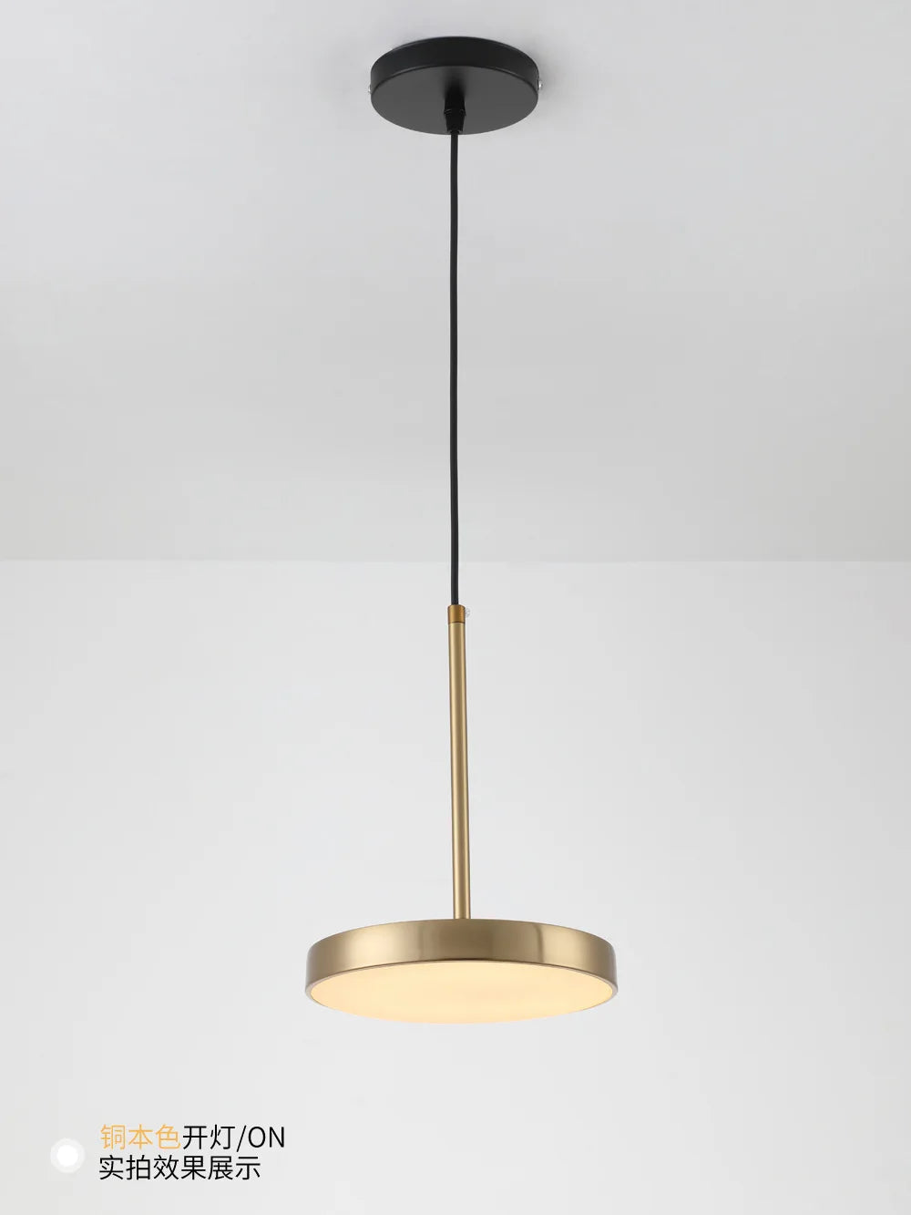 suspension circulaire en fer au design nordique élégant pour intérieur